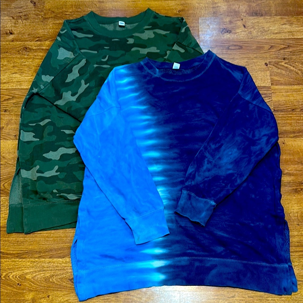 Old Navy Tunic Sweatshirt Large Bundle of 2